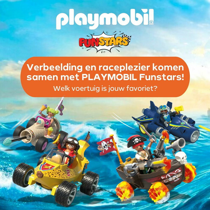 PLAYMOBIL Barco de Carreras Pirata Funstars 71720 PLAYMOBIL Barco de Carreras Pirata Funstars 71720