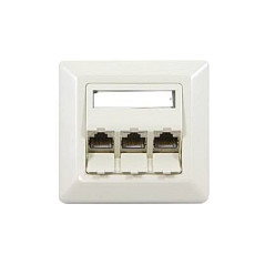 Synergy21 Soporte de módulo para 3xTP-Modul, Synergy 21, Blanco puro