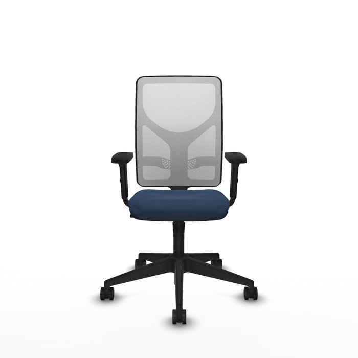 PIQUERAS Y CRESPO Silla de oficina Motilla con Mecanismo Sincro, Azul marino y Blanco PIQUERAS Y CRESPO Silla de oficina Motilla con Mecanismo Sincro, Azul marino y Blanco