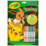 Crayola Libro de Actividades Pokémon con 7 Rotuladores Lavables