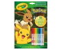 Crayola Libro de Actividades Pokémon con 7 Rotuladores Lavables