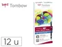Tombow Estuche 12 Rotuladores Dual Brush Doble Punta Pincel Colores Primarios
