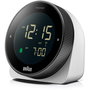 Braun BC 24 W DCF Funkwecker - Reloj Despertador Digital de Radio Blanco