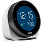 Braun BC 24 W DCF Funkwecker - Reloj Despertador Digital de Radio Blanco