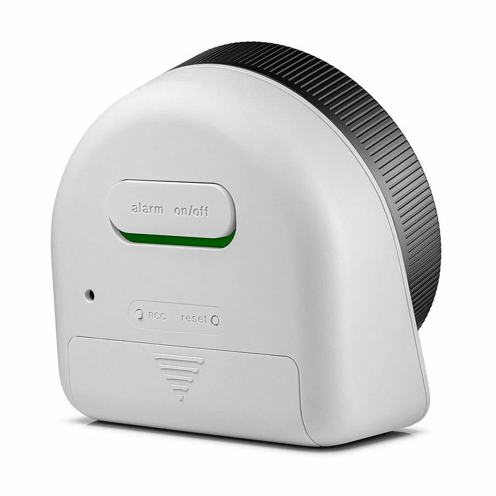 Braun BC 24 W DCF Funkwecker - Reloj Despertador Digital de Radio Blanco