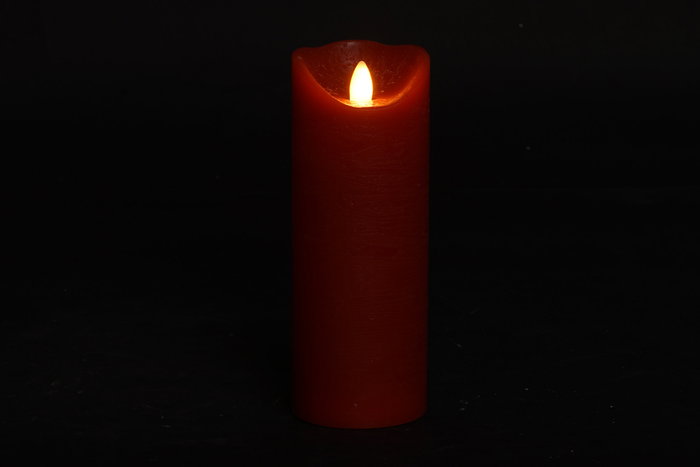 DKD Home Decor Decoración Luminosa Navidad Tradicional Rojo Blanco LED Cera 7.5 x 20 x 7.5 cm (12 Unidades)