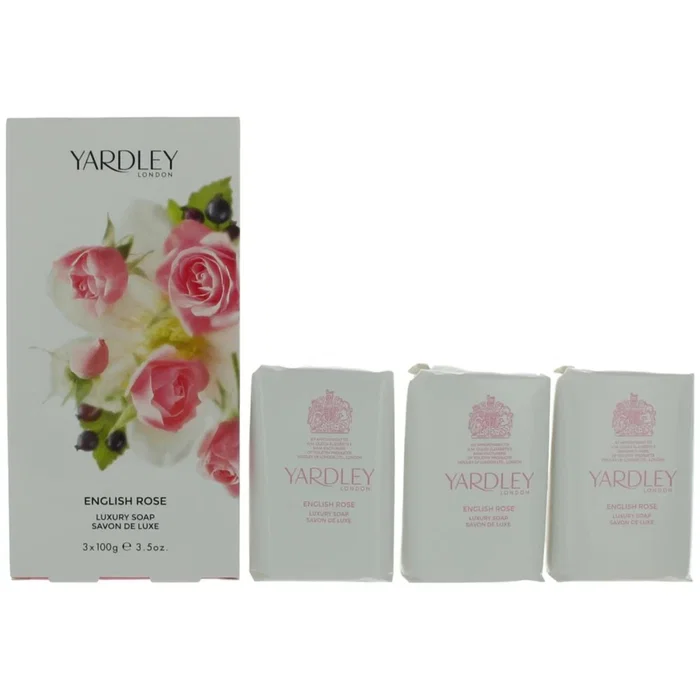 Yardley English Rose Set Trio Pastilla de jabón aromatizado 100 g Yardley English Rose Set Trio Pastilla de jabón aromatizado 100 g