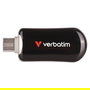Verbatim Plectra Black Flash Drive USB-C 3.2 Gen 1 256 GB, Negro, Sin Tapa, 100 MB/s Lectura, 25 MB/s Escritura, Compatible con Windows y Mac, Referencia 30226