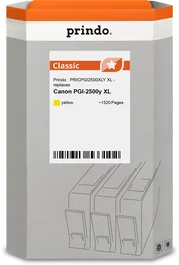 Prindo Cartucho de tinta amarillo Classic XL PRICPGI2500XLY