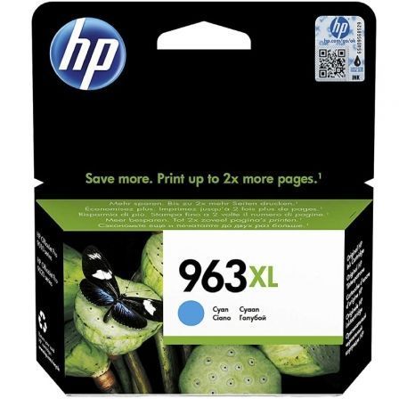 HP 963XL Cartucho de Tinta Cian de Alta Capacidad HP 963XL Cartucho de Tinta Cian de Alta Capacidad