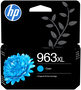 HP Cartucho de Tinta Original 963XL Cian Alto Rendimiento (XL)