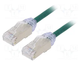 PANDUIT Patch cord Cat 6a F/UTP 0,5m verde