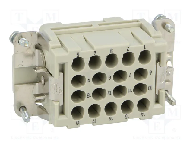 HARTING Han® EE Plantilla de contacto hembra 18 posiciones HARTING Han® EE Plantilla de contacto hembra 18 posiciones