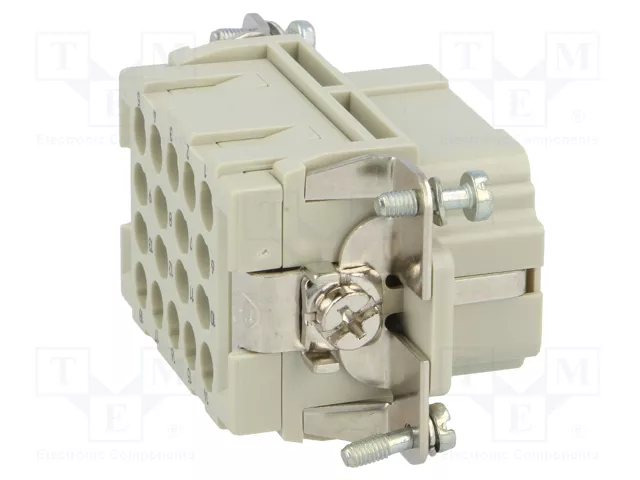 HARTING Han® EE Plantilla de contacto hembra 18 posiciones HARTING Han® EE Plantilla de contacto hembra 18 posiciones