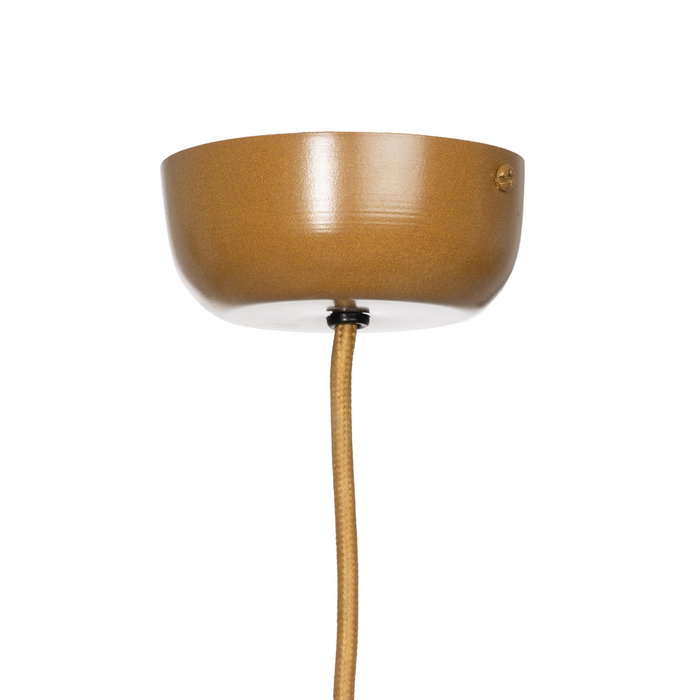 Lámpara Techo Beige Fibra Natural 60 X 60 X 23 cm