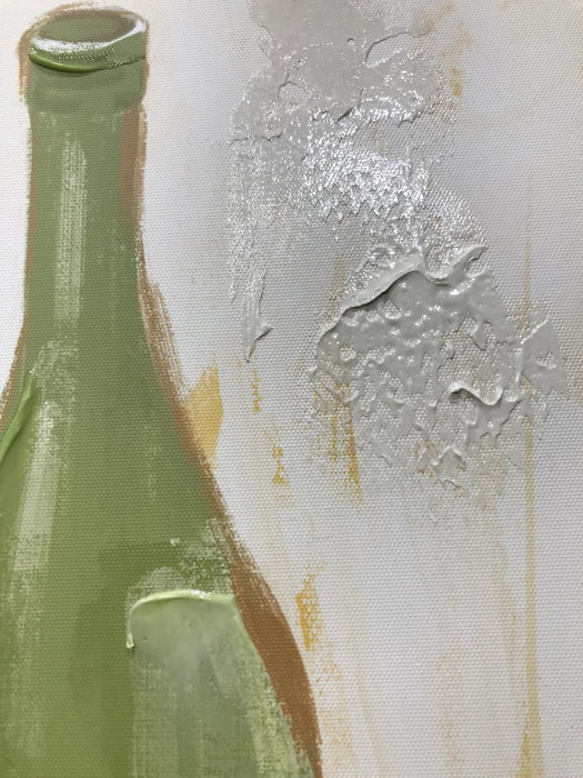 DKD Home Decor Cuadro Mediterraneo Azul Amarillo Limones Ostras Lienzo PS 4 x 80 x 60 cm (4 Unidades)