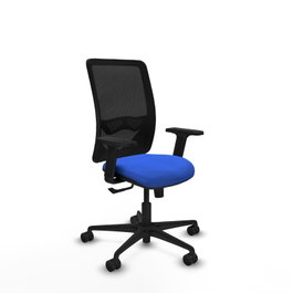 PIQUERAS Y CRESPO Silla de oficina Zulema Azul y Negro