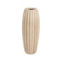 Jarrón Beige Cerámica Decoración 19 X 19 X 50 cm