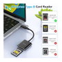 Equip Lector de tarjetas USB 3.2 externo doble conexión USB-A y USB-C CF 10 Gbps