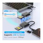 Equip Lector de tarjetas USB 3.2 externo doble conexión USB-A y USB-C CF 10 Gbps