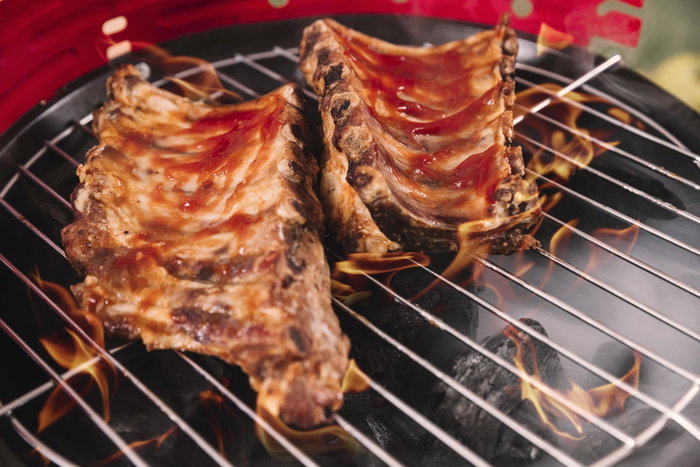 Inde Barbacoa Redonda 33 cm Algon BBQ (6 Unidades)