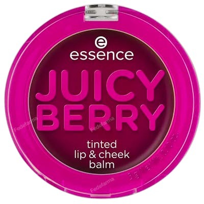 Essence Juicy Berry Tinted Bálsamo para Labios y Mejillas 2 en 1, Violeta, 3 g Essence Juicy Berry Tinted Bálsamo para Labios y Mejillas 2 en 1, Violeta, 3 g