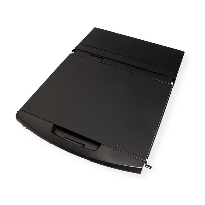 VALUE 19 Pulgadas Conmutador KVM de 8 Puertos Montaje Rack 1U, Monitor TFT 48.3 cm (1366 x 768, 250 cd/m2, 1000:1), Teclado Suizo, USB, VGA - Ref. 26.99.0192