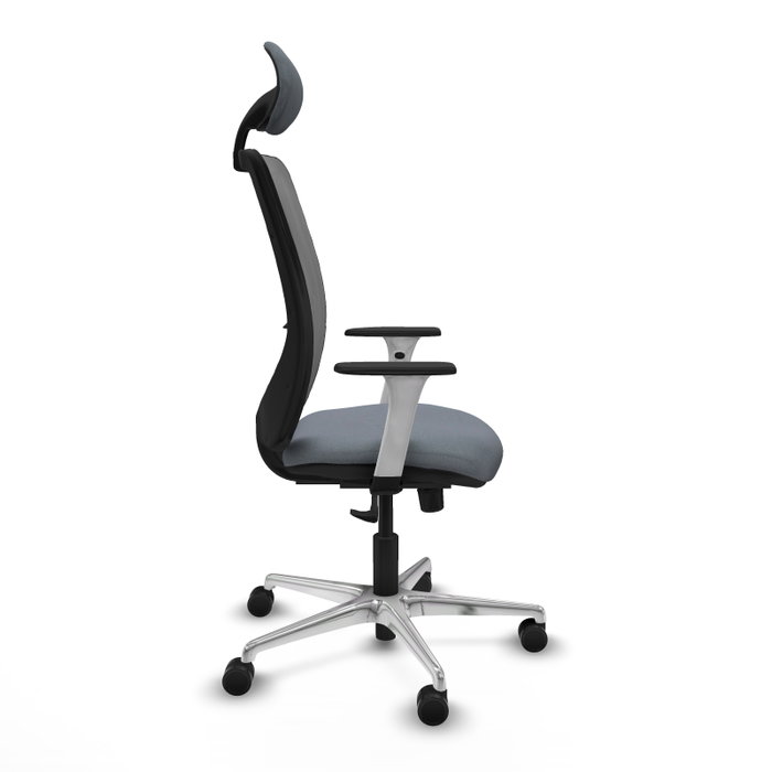 PIQUERAS Y CRESPO Silla de oficina Zulema con Mecanismo Sincro y Cabecero Fijo Gris PIQUERAS Y CRESPO Silla de oficina Zulema con Mecanismo Sincro y Cabecero Fijo Gris