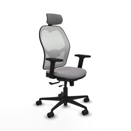 PIQUERAS Y CRESPO Silla de oficina Jorquera Gris y Blanco