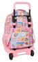 Safta Mochila Grande con Ruedas Mr. Wonderful Comic Extraíble