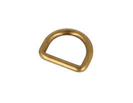 Innspiro Anilla en D de Zamak Oro Viejo 19,5 mm