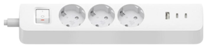 Xiaomi 20W Power Strip con 2 USB-C y 1 USB-A, Blanca