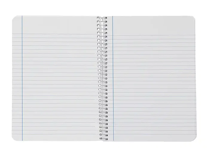 Liderpapel Cuaderno espiral A5 Witty tapa dura 80h 90gr rayado horizontal 8mm con margen colores surtidos