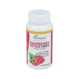 PLANTAPOL Ketone Raspberry Forte 600 - Cetonas de Frambuesa 600mg 98%, Extracto de Té Verde, 60 Cápsulas - Ayuda en el Control de Peso