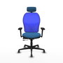 PIQUERAS Y CRESPO Silla de oficina Jorquera Azul claro/Azul