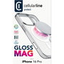 Cellularline MAG Funda MagSafe Transparente para iPhone 16 Pro