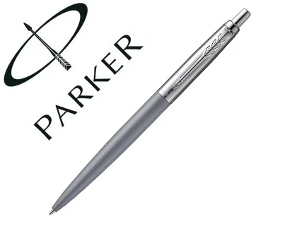 Parker Jotter XL Gris Mate Acero Inoxidable Retráctil