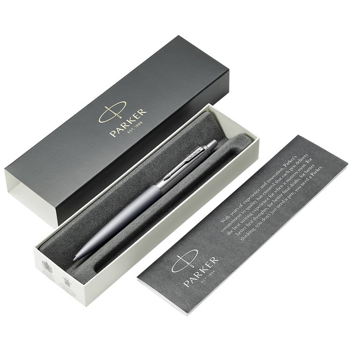 Parker Jotter XL Gris Mate Acero Inoxidable M Azul