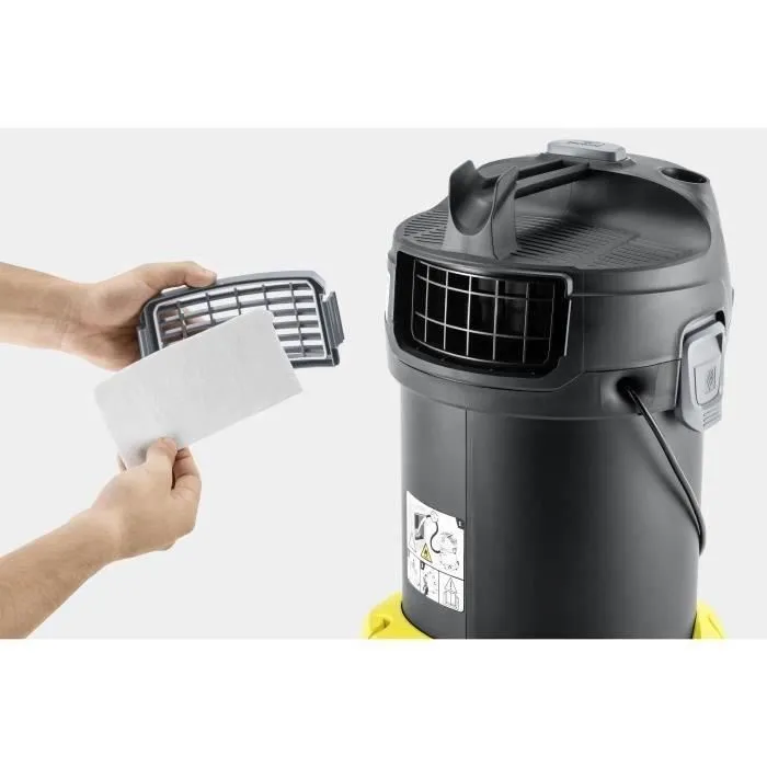 Karcher Filtro de aire saliente AD 4 Premium para aspiradora de cenizas y polvo. Reduce la reemisión de polvo.