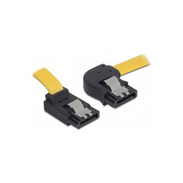 DeLOCK Cable SATA I de 30 cm Amarillo Angulado