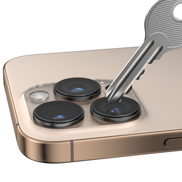 Belkin ScreenForce Protector para lentes de cámara para iPhone 16 Pro y 16 Pro Max, 3 piezas