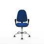 PIQUERAS Y CRESPO Silla de oficina Algarra Azul con Base Cromada