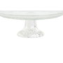 DKD Home Decor Plato de Cristal Grabado Transparente con Pie