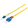 Equip Cable de fibra óptica monomodo LC a SC 1 m Amarillo