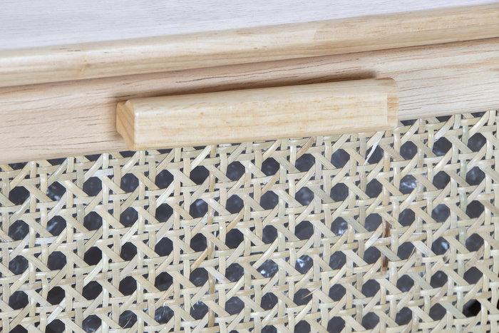 DKD Home Decor Cajonera Balines Rejilla 20 Natural 30 x 72 x 40 cm DKD Home Decor Cajonera Balines Rejilla 20 Natural 30 x 72 x 40 cm