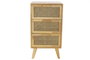 DKD Home Decor Cajonera Balines Rejilla 20 Natural 30 x 72 x 40 cm