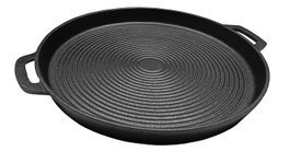 TALOX Plancha de asar redonda de hierro fundido Ø35 cm