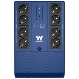 Woxter SAI Línea Interactiva Multibase UPS 1200 VA/ 720W, 8 Salidas, Formato Torre, Monofásico
