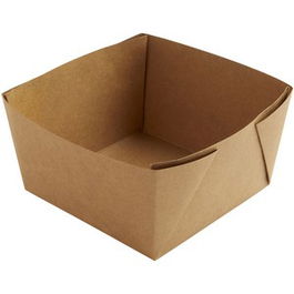 Duni Caja Viking Blo Take Away 120 cl (300 uds.) - Un Solo Uso, Color Marrón