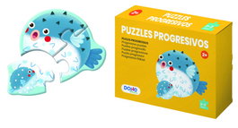 Puzle Dohe Educa Progresivo 2-3 Piezas Animales + 2Años